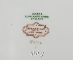 12 Spode Copelands Dessert Plates R5146 for Tiffany & Co Cobalt Blue & Gold
