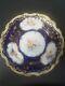 Antique Japanese Nippon Hand-painted 10 Cobalt Blue & Gold Plate With Roses