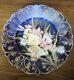 Antique Rs Prussia Point & Clover Cobalt Blue Cake Plate Gold Victorian Mint Wow
