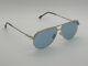 Brand New Fred Sunglass Fg40024u 30v Gold Withblue Lens 60-11-150mm