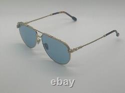 BRAND NEW FRED SUNGLASS FG40024U 30V GOLD WithBLUE LENS 60-11-150mm