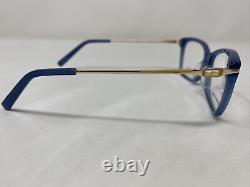 Benessere 3895 BLUE 55-15-140 Blue/Gold Full Rim Plastic Eyeglasses Frame DI21