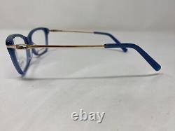 Benessere 3895 BLUE 55-15-140 Blue/Gold Full Rim Plastic Eyeglasses Frame DI21