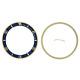 Bezel & Insert For Rolex Submariner Serti 18k Real 16613 Gold Blue Gold Font