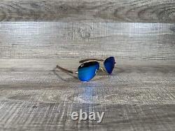 Brand New Ray-Ban 8307 Carbon Fiber Pilot Sunglasses Blue Lens Ships Now