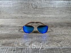 Brand New Ray-Ban 8307 Carbon Fiber Pilot Sunglasses Blue Lens Ships Now