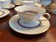 Ch Field Haviland Limoges France Six Tea Cups And Saucers Gold And Cobalt Blue