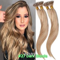 CLEARANCE Nano Ring Tip 100% Remy Human Hair Extensions Micro Loop Beads 150G US