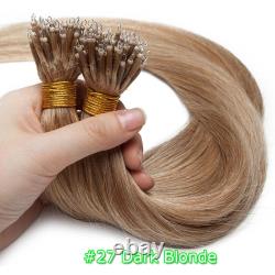 CLEARANCE Nano Ring Tip 100% Remy Human Hair Extensions Micro Loop Beads 150G US
