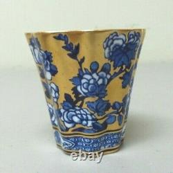 COALPORT England Demitasse Cup & Saucer, Gilt Decoration, c. 1900