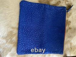 Clare V, Clare Vivier Fold-Over Clutch Bag, Cobalt, $180 EUC