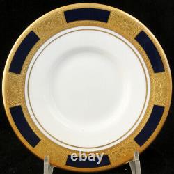 EMPRESS COBALT & GOLD by Aynsley After Dinner Cup/Saucer NEW NEVER USED England