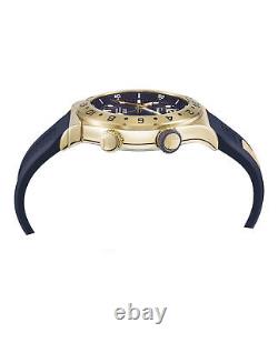 Ferragamo Mens Ferragamo 1927 Gold 44mm Strap Fashion Watch