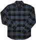 Filson Vintage Flannel Work Shirt 11010689 Black Cobalt Blue Royal Gold Thick Cc