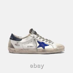 Golden Goose Board shoes blue tail blue star for men and women