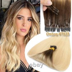 Highlight 200PCS THICK 100% Remy Human Hair Extensions Micro Loop Nano Ring Bead