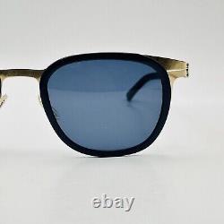 Ic Berlin Sunglasses Men Women Oval Blue Gold Mod. S3 Rummelsburg New