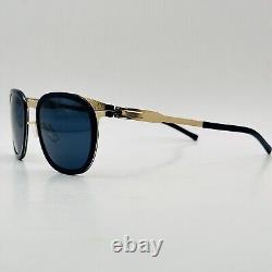 Ic Berlin Sunglasses Men Women Oval Blue Gold Mod. S3 Rummelsburg New