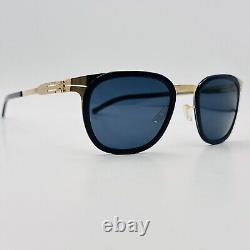 Ic Berlin Sunglasses Men Women Oval Blue Gold Mod. S3 Rummelsburg New