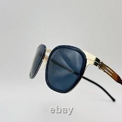 Ic Berlin Sunglasses Men Women Oval Blue Gold Mod. S3 Rummelsburg New