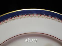 Lenox Presidential Collection Jefferson Cobalt Blue Band Red Gold 9 Dinner Plate