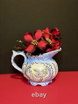 Meissen Porcelain Cobalt Blue Gold Wild Flowers Cup? Saucer Germany 1934Era