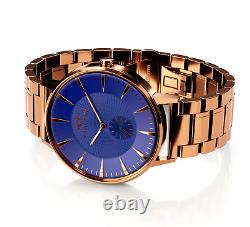 Mens Rose Gold Gloss Limited Edition Swiss Mvt Watch By Nation of Souls RRP £249
