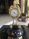 Mod Brev Made In Italy Cobalt Blue & Gold Clock Size 11 Inch