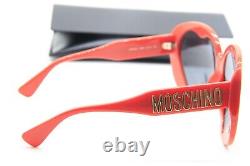 NEW MOSCHINO MOS 152/S C9AIR RED GOLD AUTHENTIC SUNGLASSES WithCASE 61-14