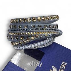 NEW Swarovski slake bracelet stars gold 5285534 Retired new with box