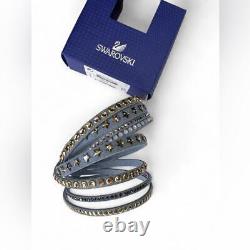 NEW Swarovski slake bracelet stars gold 5285534 Retired new with box