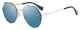 New Fendi Eyeline Ff 0194 000 2a Aviator Sunglasses Rose Gold / Blue Mirror