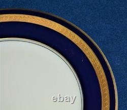New ROSENTHAL Germany Cobalt Blue Gold Encrusted EMINENCE 5 Pieces Place Setting