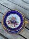 Paragon Cup And Saucer Rose, Plum, Berries, Cobalt Blue With Gold Embelishments