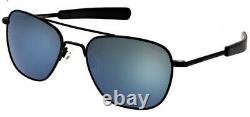 Randolph Aviator Cobalt 55mm Blue Mirrored Polarized Lens Sunglasses