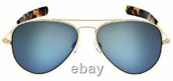 Randolph Cobalt 57mm Concorde Polarized Blue Mirror Sunglasses