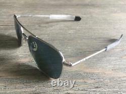 Randolph Engineering Sunglasses Aviator- 23K White Gold/ POLARIZED/Cobalt 55mm