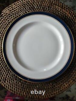 Royal Doulton Cobalt Blue and Gold Dinner Plates 4