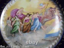 Sevres Guido Renis Aurora, collector plate, cobalt blue and gold, signed184