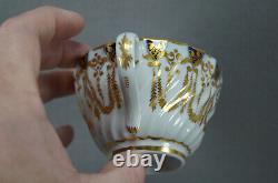 Spode Cobalt & Gold Star & Laurel Leaf Garlands Tea Cup & Saucer C. 1810-1815