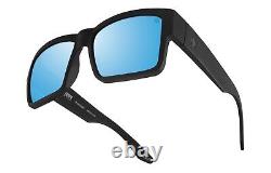 Spy Cyrus Sunglasses, Black Happy Boost Bronze Polar Ice Blue Spectra Mirror