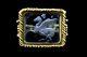 Tagliamonte 18k Gold Ring Cobalt Blue Venetian Glass Pegasus Size 5.75