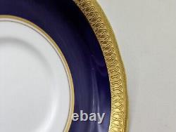 Vintage Aynsley Cobalt Blue & Gold Bone China Cup & Saucer Unused
