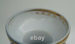 Vintage Cobalt Blue & Gold Victorian China Vase 10 3/4 H