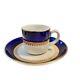 Wedwood 1910 Cobalt Blue White Gold Demitasse Cup And Saucer Ww1930 5 Available