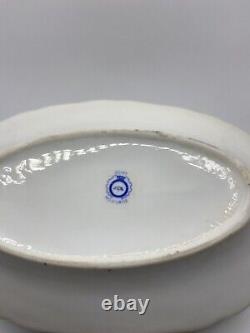 Bateau à sauce en porcelaine de MOSTOROD/Égypte/Bleu cobalt & or