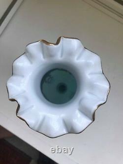Bohême Bohême Bleu Cobalt Or Plaqué Vase En Porcelaine