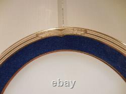 Ensemble de 12 assiettes en porcelaine Spode Y811B avec bordure bleu cobalt et dorée pour Tiffany & Co dans les années 1900.