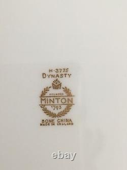 Minton Dynasty Cobalt Blue & Gold 13'' Platter Ovale England