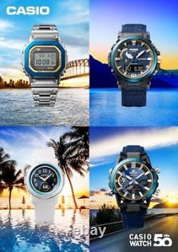 Montre pour hommes CASIO EDIFICE ECB-2000SS-2AJR Camp Climbing Bleu Or 50ème